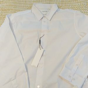 Calvin Klein boys 20 slim fit stretch dress shirt
